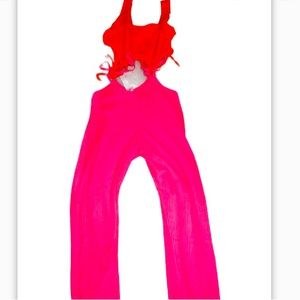 One piece peek a boo jumper